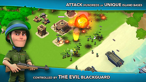 画像ギャラリー No.003のサムネイル画像 / Supercellの3作目は「Clash of Clans」のクローン。ミリタリー風の最新作「Boom Beach」の配信をカナダでスタート