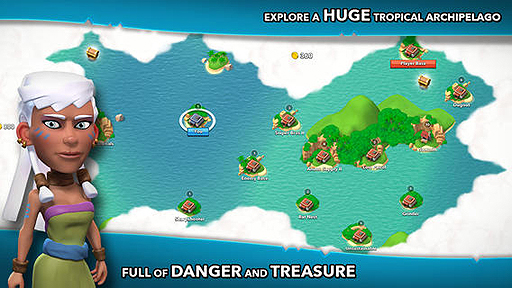 画像ギャラリー No.004のサムネイル画像 / Supercellの3作目は「Clash of Clans」のクローン。ミリタリー風の最新作「Boom Beach」の配信をカナダでスタート