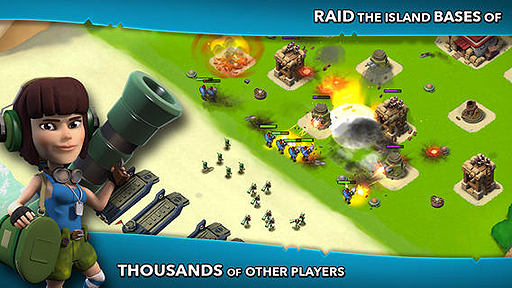 画像ギャラリー No.005のサムネイル画像 / Supercellの3作目は「Clash of Clans」のクローン。ミリタリー風の最新作「Boom Beach」の配信をカナダでスタート