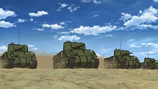 画像ギャラリー No.003のサムネイル画像 / 「ガールズ＆パンツァー 戦車道、極めます！」，あんこうチームが搭乗する戦車「IV号戦車D型」など，3つの車両の参戦が明らかに