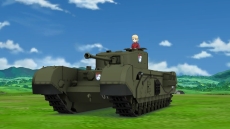 画像ギャラリー No.011のサムネイル画像 / 「ガールズ＆パンツァー 戦車道、極めます！」，ストーリーモードはミッションクリア型。OVA「スノー・ウォー！」のキャラクターも参戦