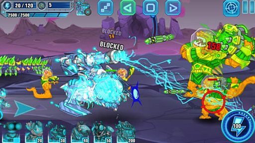 画像ギャラリー No.002のサムネイル画像 / iOS向け「Stellar Wars」が配信中。最後に残されたロボット達と銀河を守ろう