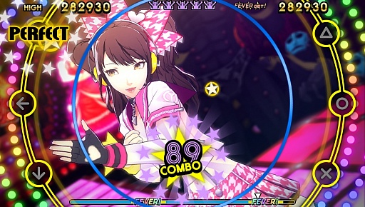 画像ギャラリー No.006のサムネイル画像 / 「ペルソナ4 ダンシング・オールナイト」のプレイレポート。完成度の高いサウンドと,ペルソナ使い達のキレッキレダンスに魅了された