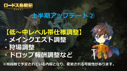 画像ギャラリー No.005のサムネイル画像 / 「ロードス島戦記オンライン」，2019年のアップデートに関するロードマップを公開。一部の調整は2月20日に実施予定