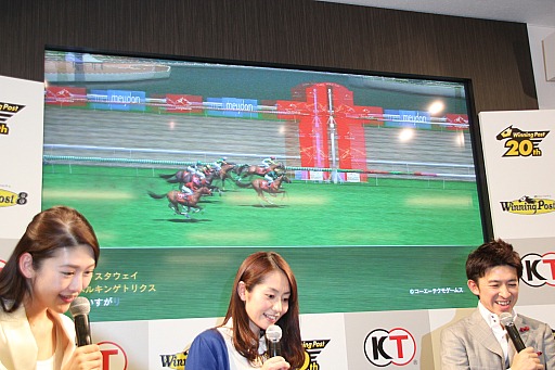 画像ギャラリー No.014のサムネイル画像 / 「Winning Post 8」の完成発表会が開催。2013年リーディングジョッキーの福永祐一騎手がゲストとして駆けつけた会場の模様をレポート