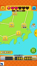 画像ギャラリー No.002のサムネイル画像 / 通貨記号を消すパズルゲーム「パズ億 〜世界一周編〜」がMobageで配信