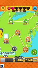 画像ギャラリー No.006のサムネイル画像 / 通貨記号を消すパズルゲーム「パズ億 〜世界一周編〜」がMobageで配信