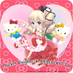 画像ギャラリー No.003のサムネイル画像 / 「ポケットナイツ」がハローキティとコラボ。ねじまきキティが新LEGENDペットに