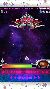 画像ギャラリー No.018のサムネイル画像 / STG「スペース★ギャラガ」が事前登録受付中。アニメ「スペース★ダンディ」とのコラボで「ギャラガ」に新要素を導入