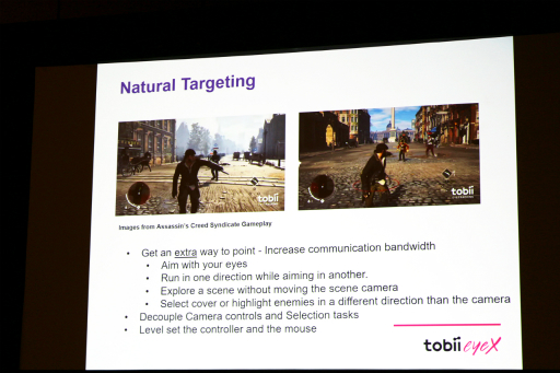画像ギャラリー No.008のサムネイル画像 / ［GDC 2016］「ディビジョン」はなぜアイトラッキングシステムに対応したのか。さまざまな利点が語られたレクチャーの模様をレポート