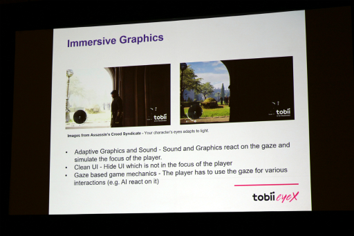 画像ギャラリー No.010のサムネイル画像 / ［GDC 2016］「ディビジョン」はなぜアイトラッキングシステムに対応したのか。さまざまな利点が語られたレクチャーの模様をレポート