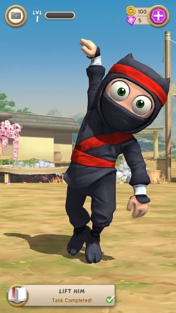 画像ギャラリー No.003のサムネイル画像 / 忍者をいじりまくるiOS向け育成アクションゲーム「Clumsy Ninja」を紹介する「(ほぼ)日刊スマホゲーム通信」第423回