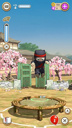 画像ギャラリー No.009のサムネイル画像 / 忍者をいじりまくるiOS向け育成アクションゲーム「Clumsy Ninja」を紹介する「(ほぼ)日刊スマホゲーム通信」第423回