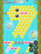 画像ギャラリー No.006のサムネイル画像 / 「LINEパズルボブル」，テレビ東京のバナナ社員「ナナナ」とコラボを実施