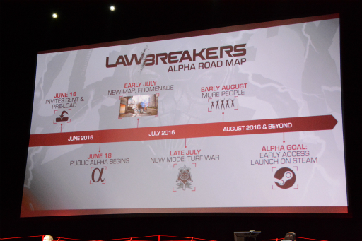 画像ギャラリー No.002のサムネイル画像 / ［E3 2016］クリフBが手掛ける新作FPS「LawBreakers」のαテスト実施日が2016年6月18日に決定。テスターの受付は本日スタート