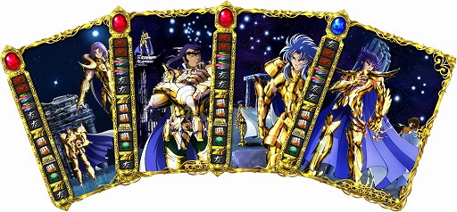 画像ギャラリー No.002のサムネイル画像 / 「聖闘士星矢 小宇宙スロットル」,90万DL記念に★8カードが2枚もらえる