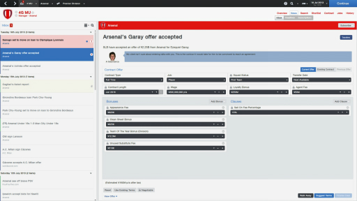 画像ギャラリー No.014のサムネイル画像 / サッカークラブ運営シム「Football Manager 2014」が好きすぎるので,とくにこれといった理由はないけど紹介してみた