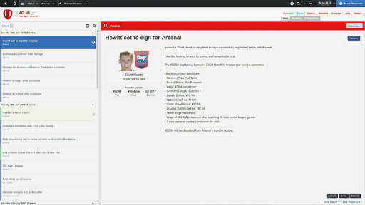 画像ギャラリー No.015のサムネイル画像 / サッカークラブ運営シム「Football Manager 2014」が好きすぎるので,とくにこれといった理由はないけど紹介してみた