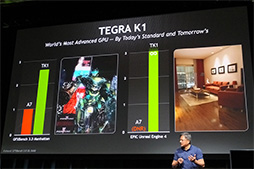 画像ギャラリー No.011のサムネイル画像 / ［CES 2014］NVIDIAの次世代SoC「Tegra K1」登場で，Keplerはモバイル端末からスパコンまでをカバーするGPUとなる