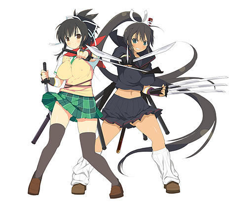 画像ギャラリー No.002のサムネイル画像 / 「閃乱カグラ2 -真紅-」，登場キャラ13名のイラストとプロフィールを一挙公開