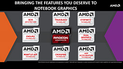 画像ギャラリー No.006のサムネイル画像 / ［COMPUTEX］AMD，ノートPC向けのRadeon R9・R7・R5 M200シリーズのラインナップを発表。HD 7000Mから数えて2度めのリネーム