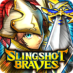 画像ギャラリー No.002のサムネイル画像 / Android用アクションRPG「スリングショットブレイブズ」の配信がスタート。キャラを引っ張ってとばす“ひっぱりアクション”に注目