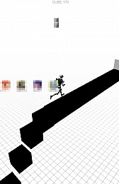 画像ギャラリー No.003のサムネイル画像 / シンプルなシステムと凝った演出が魅力。スマートフォン向けアクション「CUBE RUNNER」を紹介する「(ほぼ)日刊スマホゲーム通信」第451回