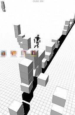 画像ギャラリー No.010のサムネイル画像 / シンプルなシステムと凝った演出が魅力。スマートフォン向けアクション「CUBE RUNNER」を紹介する「(ほぼ)日刊スマホゲーム通信」第451回