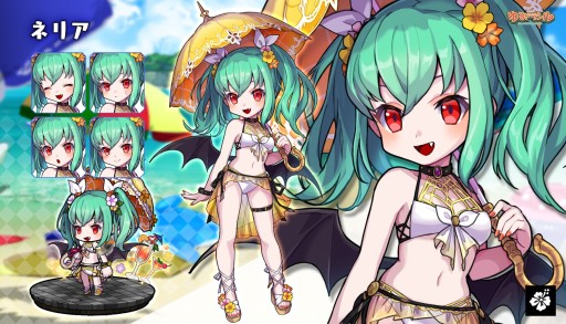 画像ギャラリー No.010のサムネイル画像 / 「ゆるドラシル」で「夏休みキャンペーン」が開催中。期間限定イベントや水着ガチャなど