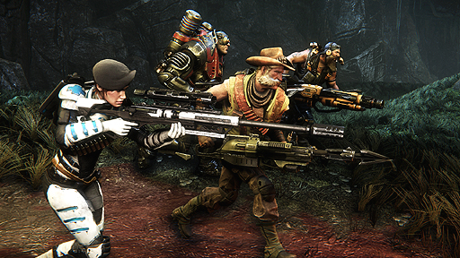 画像ギャラリー No.004のサムネイル画像 / 「Left 4 Dead」のTurtle Rock Studiosが手がけるサバイバルアクション「Evolve」を最速体験。狩るか狩られるか,4人対1人の熱い対戦をレポート