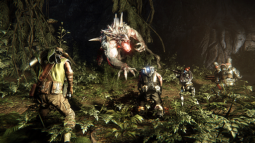画像ギャラリー No.016のサムネイル画像 / 「Left 4 Dead」のTurtle Rock Studiosが手がけるサバイバルアクション「Evolve」を最速体験。狩るか狩られるか,4人対1人の熱い対戦をレポート