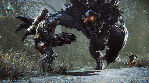 画像ギャラリー No.018のサムネイル画像 / 「Left 4 Dead」のTurtle Rock Studiosが手がけるサバイバルアクション「Evolve」を最速体験。狩るか狩られるか,4人対1人の熱い対戦をレポート