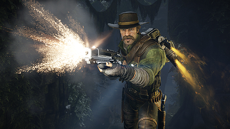 画像ギャラリー No.007のサムネイル画像 / 「Evolve」（PC/PS4/Xbox One）は2015年3月5日に日本上陸。“4対1”という非対称型のマルチプレイに注目の集まるサバイバルシューター