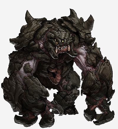 画像ギャラリー No.004のサムネイル画像 / 「Evolve」に登場する第4のモンスター「Behemoth」の姿が確認できる最新トレイラー公開。岩のような体でハンター達に襲いかかる巨大モンスター