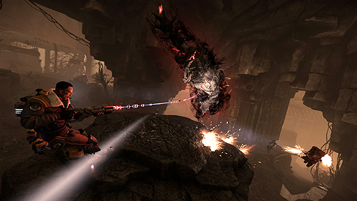 画像ギャラリー No.008のサムネイル画像 / 2K,「Evolve」の3回目となるメディア体験会を開催。新モンスター「レイス」や,惑星上での5日間の戦いを描く「脱出モード」を体験した