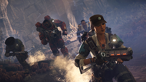 画像ギャラリー No.014のサムネイル画像 / 2K,「Evolve」の3回目となるメディア体験会を開催。新モンスター「レイス」や,惑星上での5日間の戦いを描く「脱出モード」を体験した