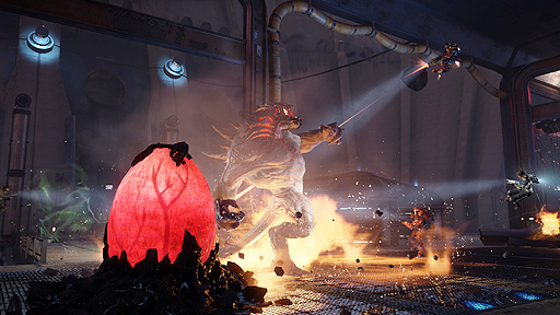 画像ギャラリー No.015のサムネイル画像 / 2K,「Evolve」の3回目となるメディア体験会を開催。新モンスター「レイス」や,惑星上での5日間の戦いを描く「脱出モード」を体験した