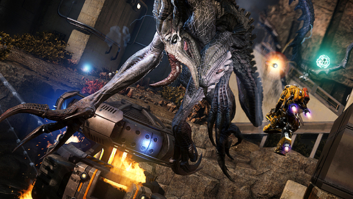 画像ギャラリー No.017のサムネイル画像 / 2K,「Evolve」の3回目となるメディア体験会を開催。新モンスター「レイス」や,惑星上での5日間の戦いを描く「脱出モード」を体験した