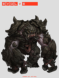 画像ギャラリー No.002のサムネイル画像 / 「Evolve」，巨大過ぎる第4のモンスター「ベヒモス」（Behemoth）が公開