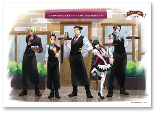 画像ギャラリー No.002のサムネイル画像 / 「逆転裁判」シリーズとカプコンカフェ イオンレイクタウン店のコラボ,メニューなどの詳細が公開