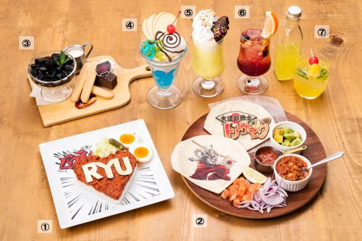 画像ギャラリー No.001のサムネイル画像 / 「逆転裁判」シリーズとカプコンカフェ イオンレイクタウン店のコラボで提供されるメニューが公開