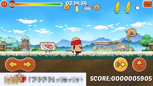 画像ギャラリー No.007のサムネイル画像 / 関西でおなじみのキャラが食材集めに奮闘。スマートフォン向けアクション「走って!じゃがポテ仮面」を紹介する「(ほぼ)日刊スマホゲーム通信」第455回