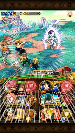 画像ギャラリー No.003のサムネイル画像 / 「ONE PIECE トレジャークルーズ」と「ドラゴンボールZ ドッカンバトル」のコラボが本日開始。ゲームにログインしてルフィ/孫悟空をもらおう