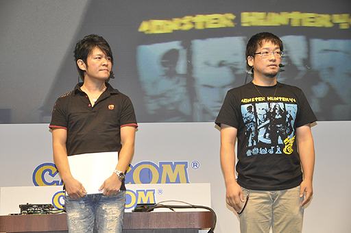 画像ギャラリー No.003のサムネイル画像 / ［TGS 2014］「モンスターハンター4G」のステージイベントレポート。エピソードクエストの実機プレイや，後藤真希さんをゲストに招いたトークショウが披露