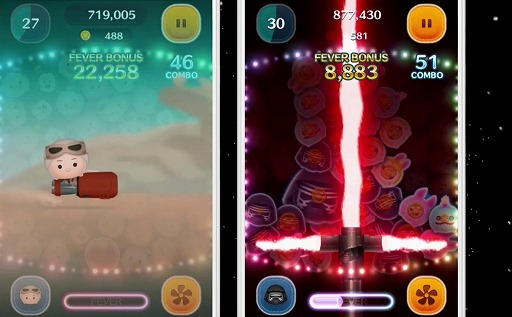 画像ギャラリー No.002のサムネイル画像 / 「LINE:ディズニー ツムツム」で「スター・ウォーズ/フォースの覚醒」をフィーチャーしたTVCMが全国で放送中。カイロ・レンとレイのツムもプレミアムBOXに追加