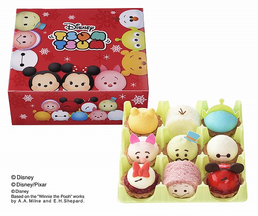 画像ギャラリー No.002のサムネイル画像 / 「ディズニー ツムツム」をモチーフにしたプチケーキセット第2弾が登場。銀座コージーコーナーにて11月1日から期間限定販売