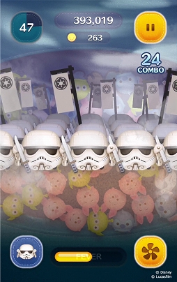 画像ギャラリー No.009のサムネイル画像 / 「LINE：ディズニー ツムツム」，新ツムの“侍大将ダース・ベイダー”と“足軽ストームトルーパー”が登場