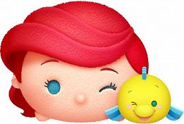 画像ギャラリー No.002のサムネイル画像 / 「LINE:ディズニー ツムツム」に,ペアツム“アリエル&フランダー”が登場
