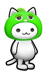画像ギャラリー No.003のサムネイル画像 / 「ほしの島のにゃんこ」，ガチャピンとムックの服を期間限定で販売