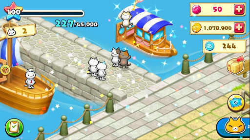 画像ギャラリー No.002のサムネイル画像 / 「ほしの島のにゃんこ」,新エリア「みなとまち」が実装